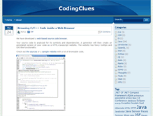 Tablet Screenshot of codingclues.eu